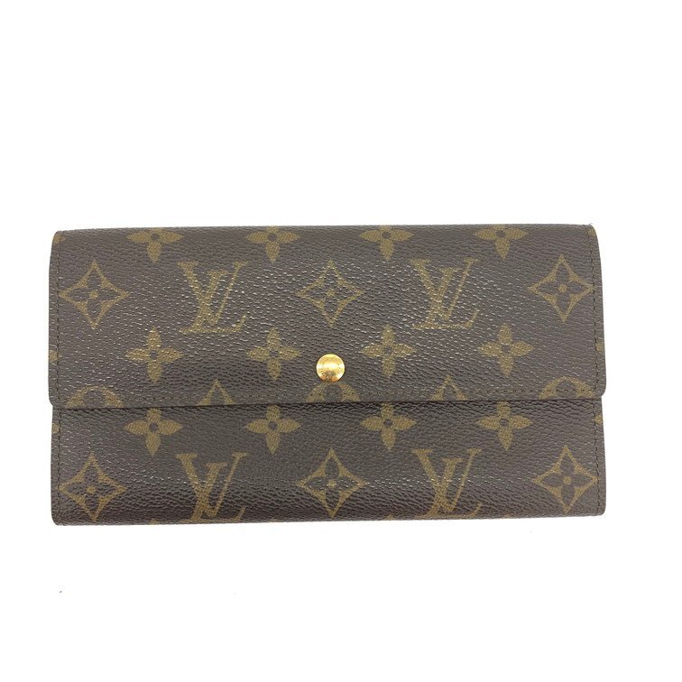 LOUIS VUITTON ルイヴィトン モノグラム ポルトフォイユ サラ M61734/MI0924【CCBC7058】_画像1