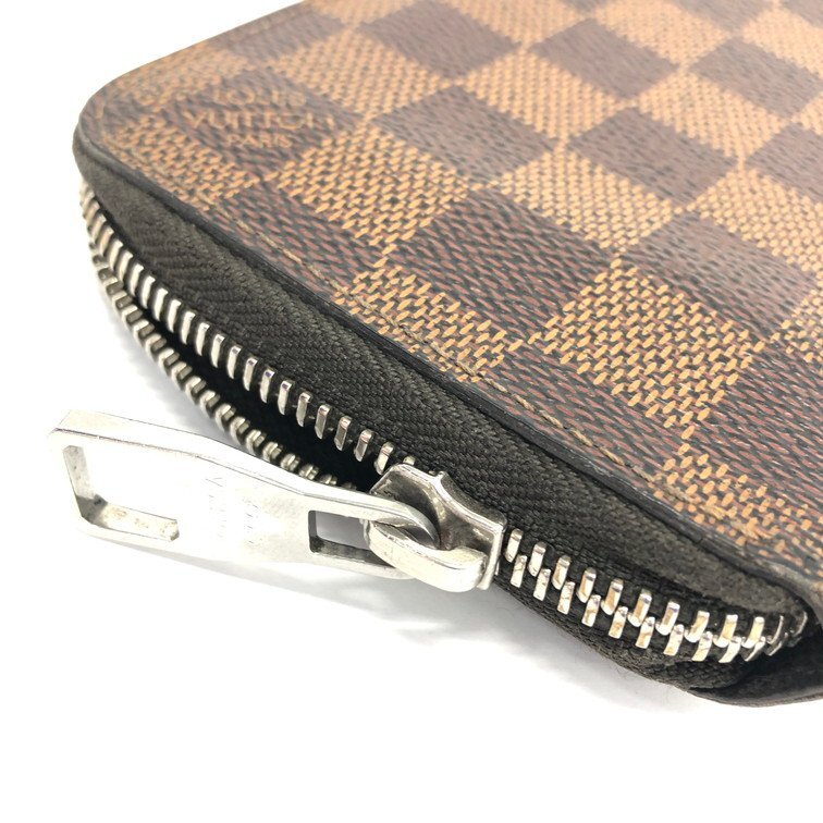 LOUIS VUITTON ルイヴィトン ダミエ ジッピーウォレット・ヴェルティカル N61207【CCBC7067】の画像3