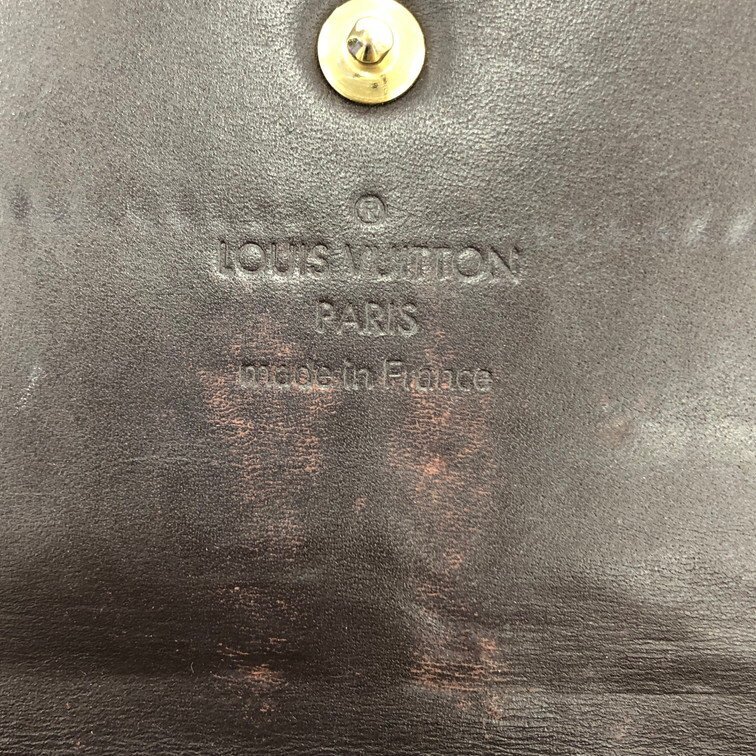 LOUIS VUITTON ルイヴィトン 財布 ヴェルニ ポルトフォイユサラ M93524/TH2029【CCBC2047】_画像7