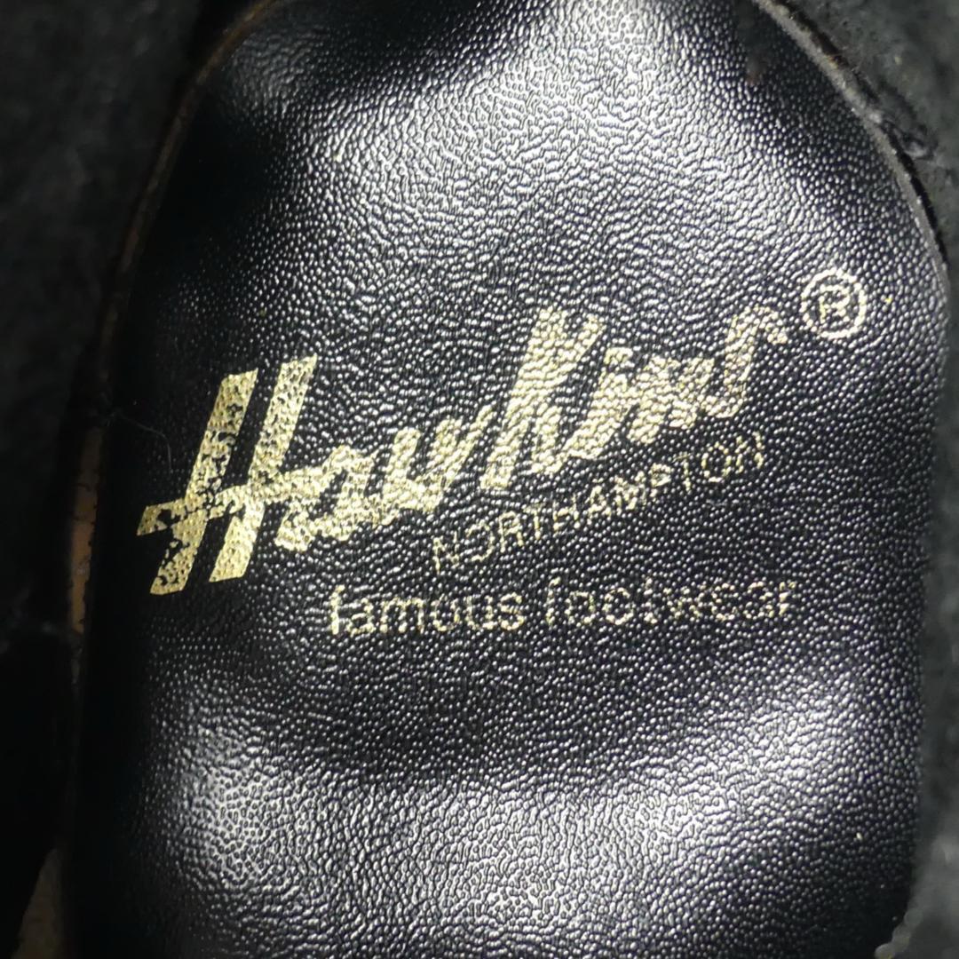  prompt decision *HAWKINS*25.5cm leather engineer boots Hawkins men's black original leather Rider's bread clock 90*s Vintage steel tu