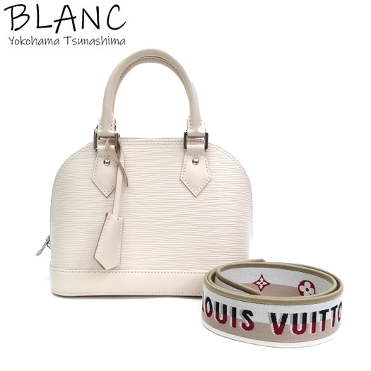 ルイ ヴィトン アルマBB エピ クォーツ オフホワイト M58706 2WAY ハンドバッグ LOUIS VUITTON 横浜BLANC_画像1