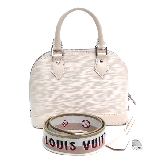 ルイ ヴィトン アルマBB エピ クォーツ オフホワイト M58706 2WAY ハンドバッグ LOUIS VUITTON 横浜BLANC_画像7