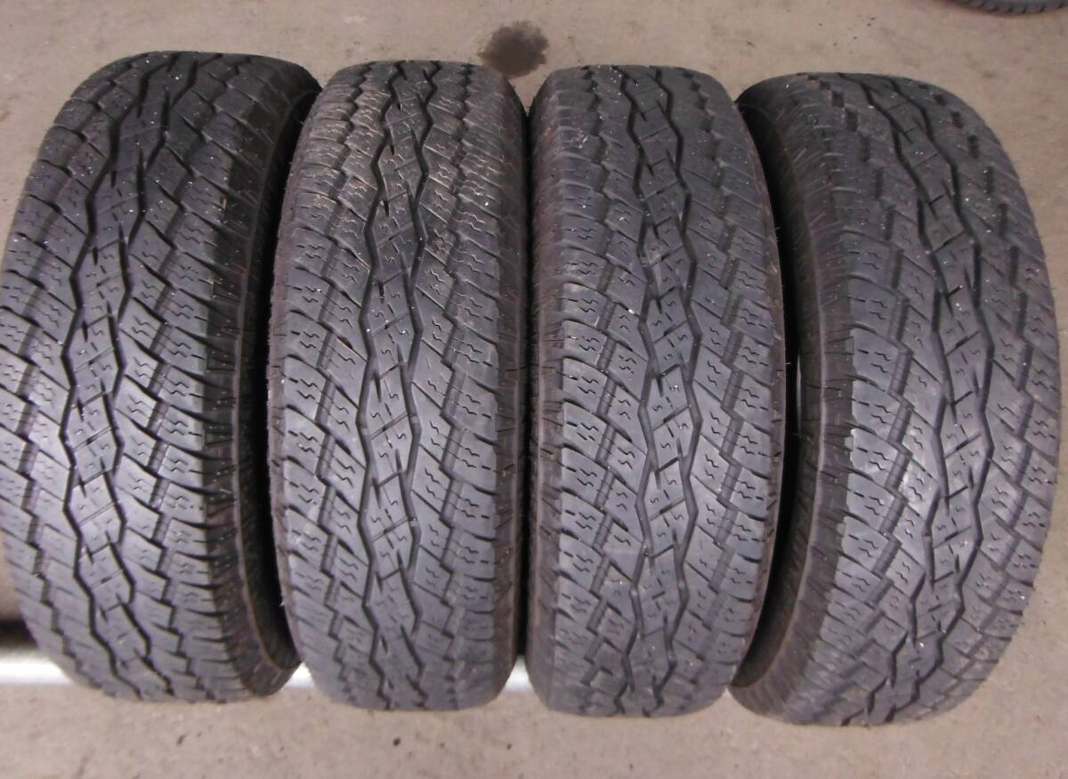 P2494　送料無料! 4本SET価格! 溝有 215/75R15 TOYO OPEN COUNTRY A/T plus オープンカントリー 215/75/15 215/75-15 エアーチェック済!_画像1