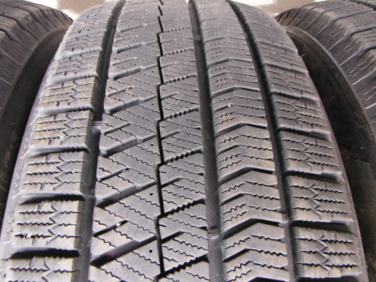 P2498　送料無料! 4本SET価格! バリ溝 スタッドレス 225/60R17 ブリヂストン BLIZZAK VRX2 225/60-17 225/60/17 エアーチェック済!_画像8