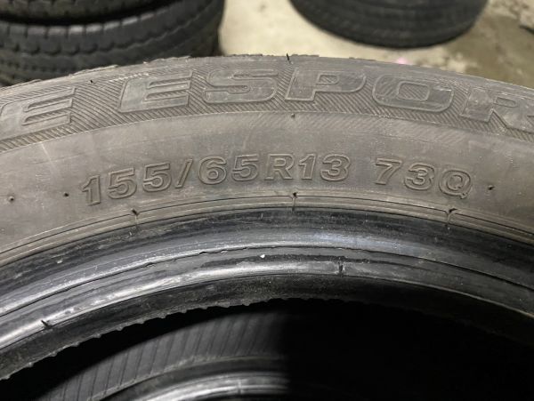 ★送料無料★ 155/65R13 2020年製 9分山 AUTOBACS ICE ESPORTE 4本/中古スタッドレスタイヤ(冬タイヤ) N6962_B2_画像4