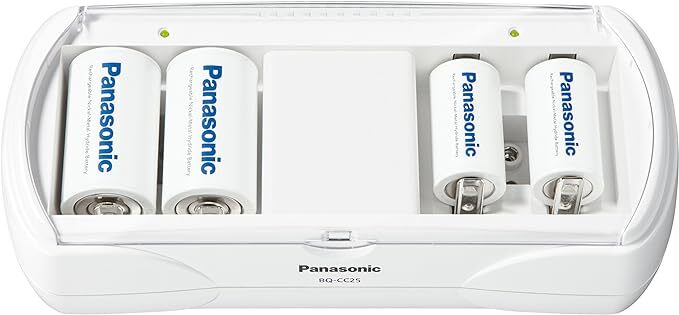 [ free shipping ]Panasonic Panasonic Eneloop multifunction charger (BQ-CC25)1 pcs + single 3 rechargeable battery 8ps.@+ spacer ( single 3- single 1. conversion )8ps.