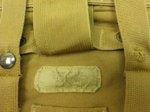 10: 訳アリ　DUMP POUCH コヨーテ海兵隊ダンプポーチ サバゲーUSMC♪沖縄米軍放出♪人気ミリタリー希少コスプレ大工作業工具入れ MAGAZINE_画像5