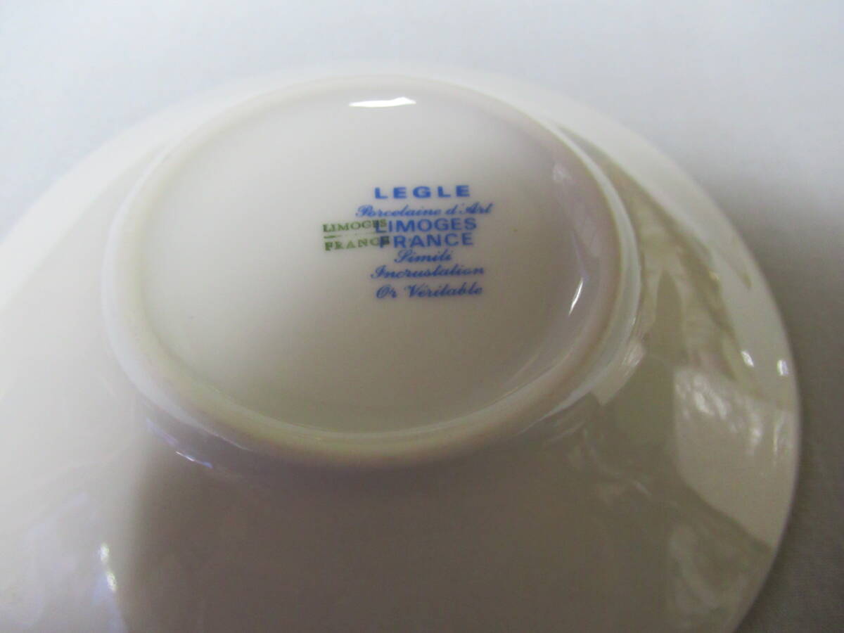 美品 1960年代 フランス製 高級 LIMOGES(リモージュ) LEGLE 美品 1960年代 フランス製 高級 LIMOGES(リモージュ) LEGLE