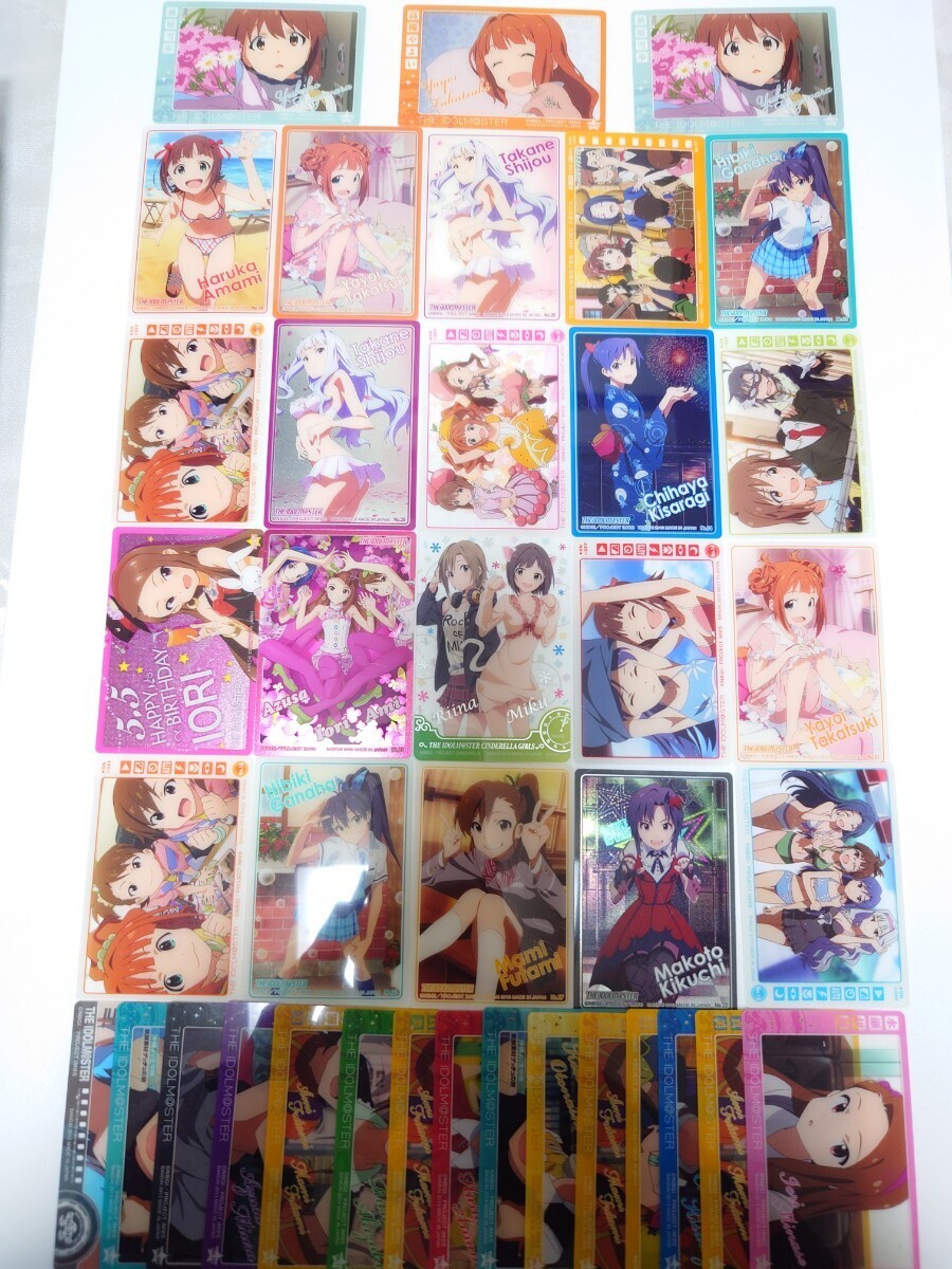 1円〜 アイドルマスター THE IDOLM@STER ウエハース カードセット まとめ売り BANDAI /キラ/レア/希少/トレカ/まとめ_画像1