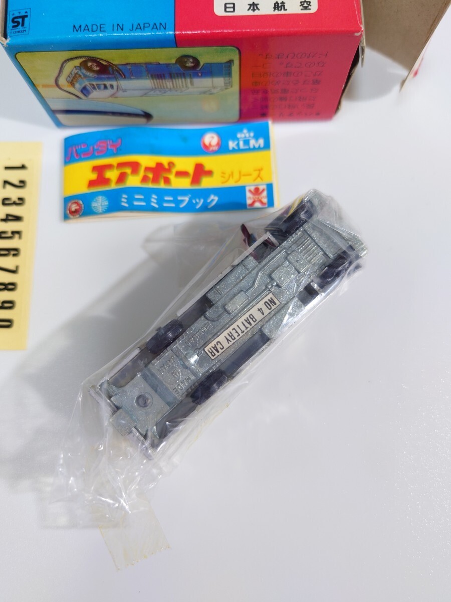 1 jpy ~ Bandai JAL Japan Air Lines battery car old Bandai air port series records out of production minicar minicar rare rare Showa Retro toy that time thing 