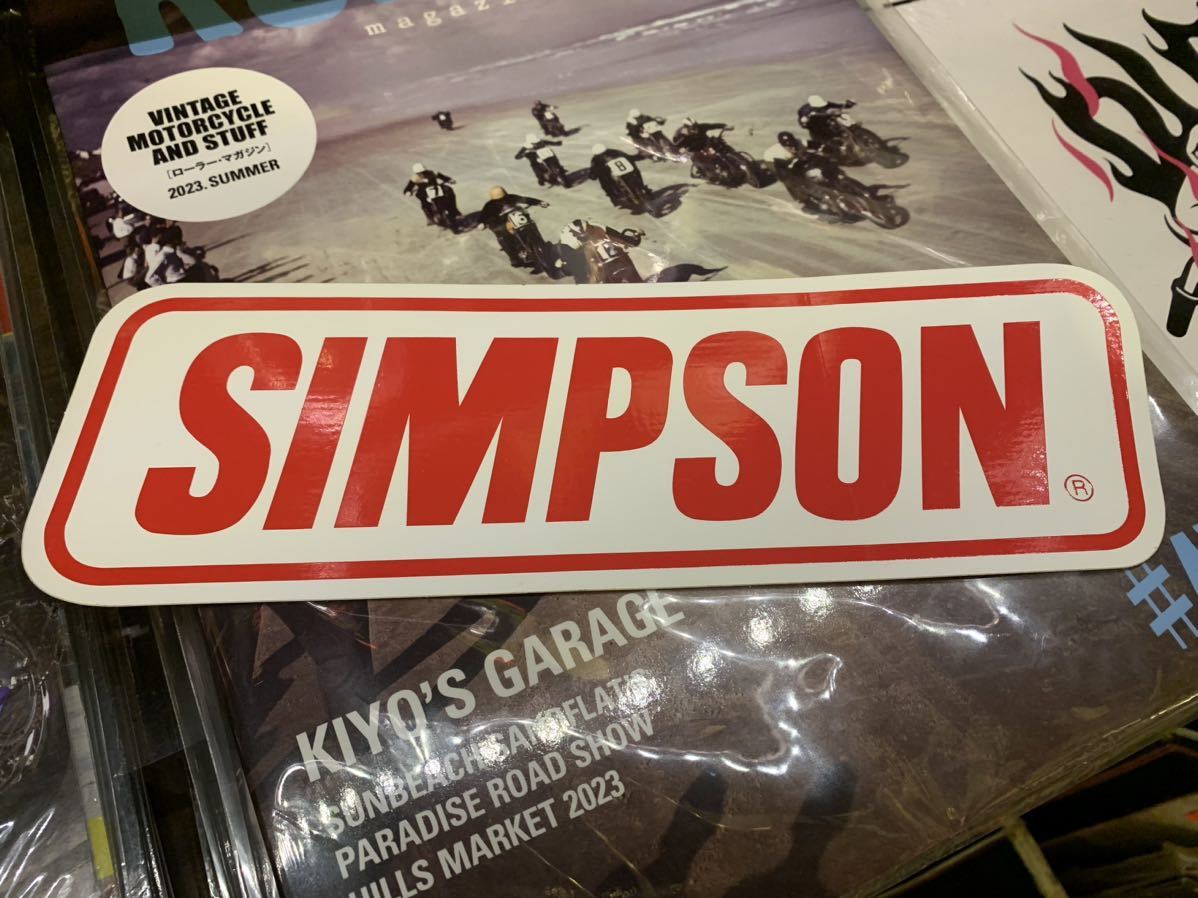 シンプソン ステッカー SIMPSON ヘルメット 正規品 北米 送料84円 新品未使用 1枚 Sticker C-1500 シボレーの画像1