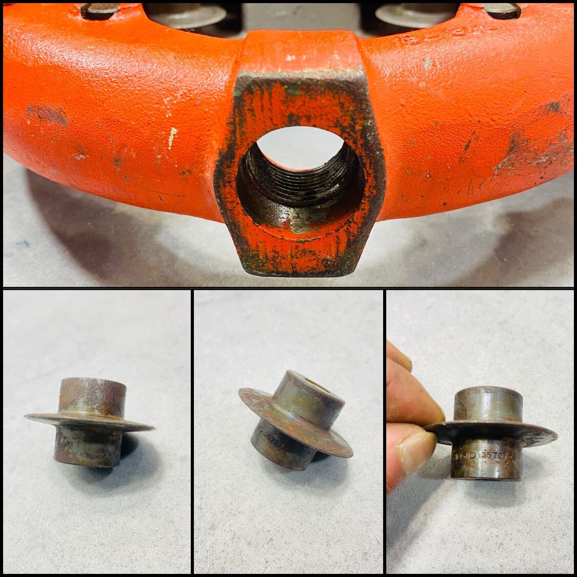 [240315-20]*RIDGID rigid 4 sheets blade razor 1 sheets attached hinge do pipe cutter cast iron tube for 466 4-6* receipt possible 