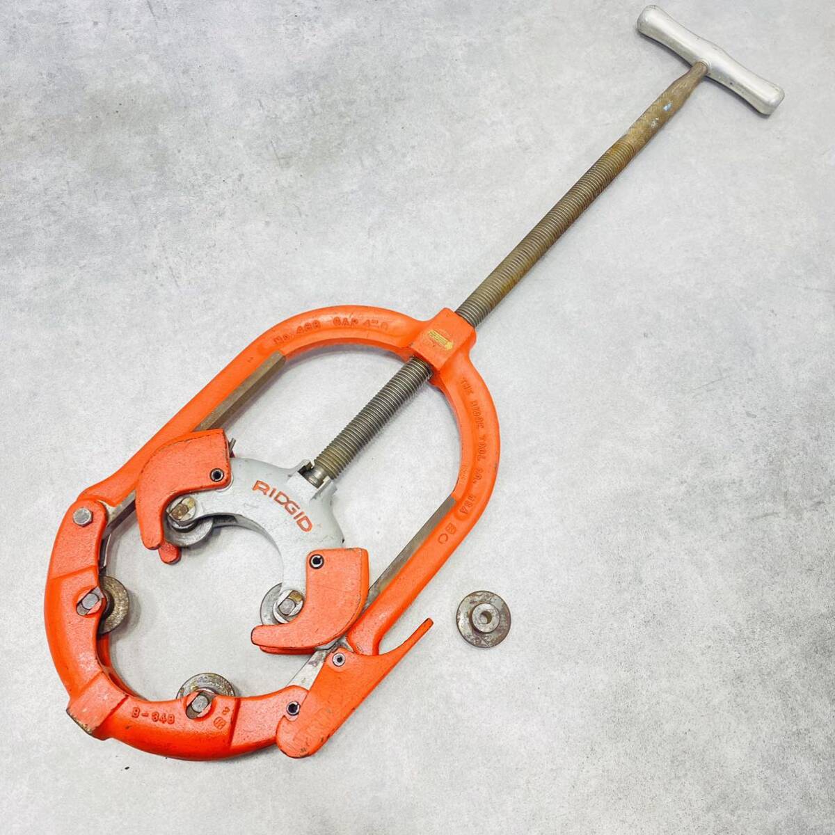 【240315-20】◇RIDGID リジッド ４枚刃 替刃1枚付属 ヒンジドパイプカッター 鋳鉄管用 466 4-6◇領収書可
