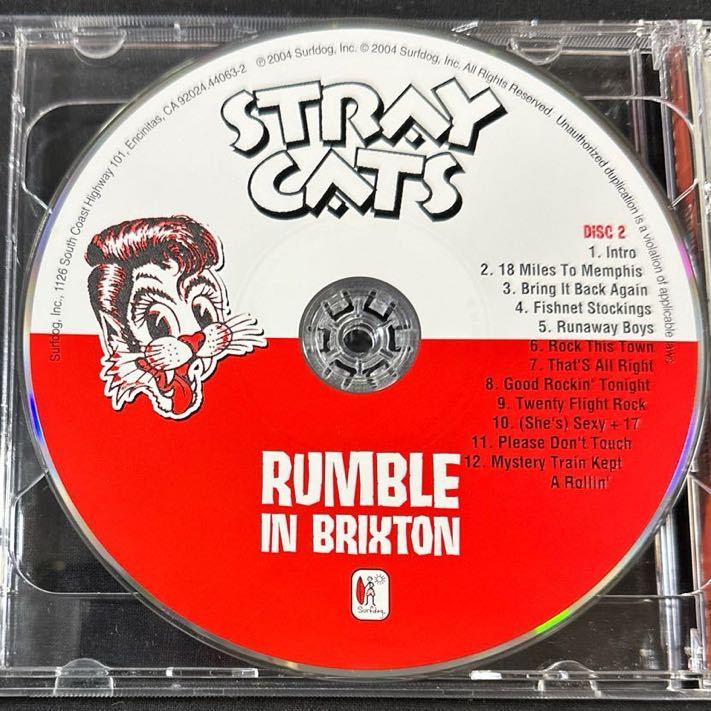 帯付き！国内盤！2CD！STRAY CATS / ストレイ・キャッツ / RUMBLE IN BRIXTON / ランブル・イン・ブリクストン