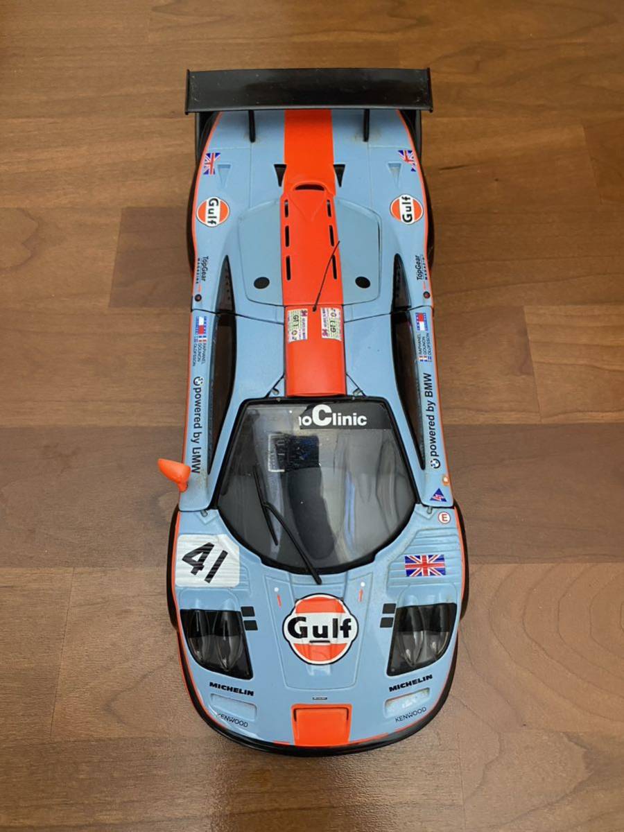 ジャンク UT model モデル 1/18 マクラーレン McLaren F1 GTR #41 GULF TEAM BMW ミニカー LE MAN 1997_画像1