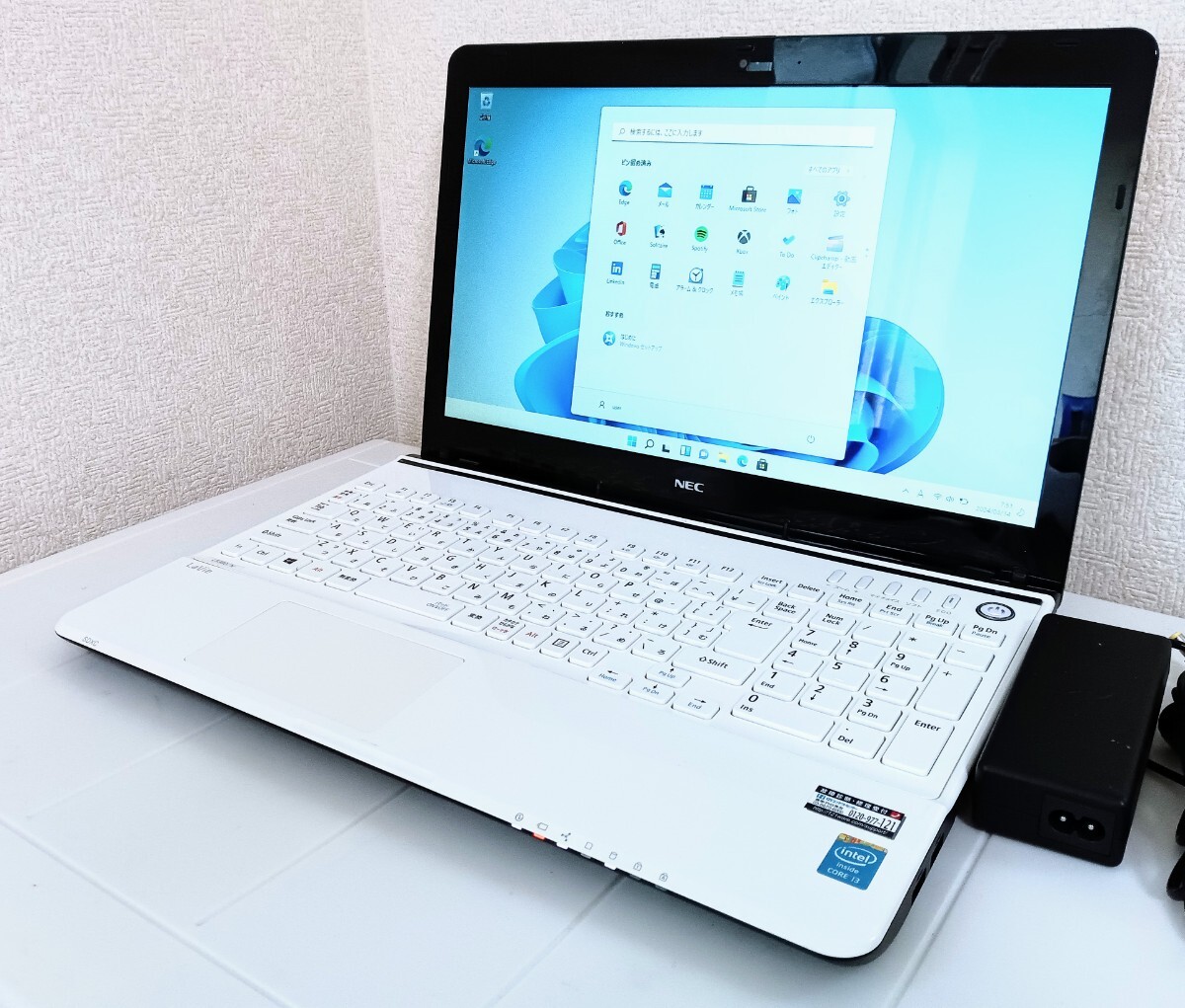 ◆ Win11搭載◇Office2021導入済み◇ NEC LaVie LS350/N Core i3 4000M 2.4GHz/4GB/320GB/15.6インチ/ブルーレイ◆_画像1