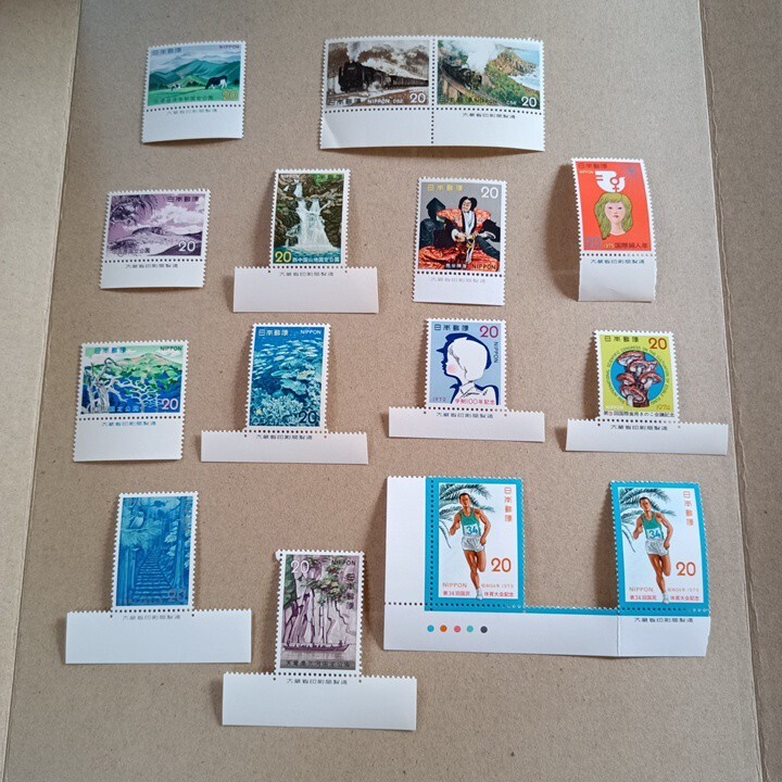 未使用 切手 20円×15枚 国立公園・その他 銘版 カラーマークの画像1