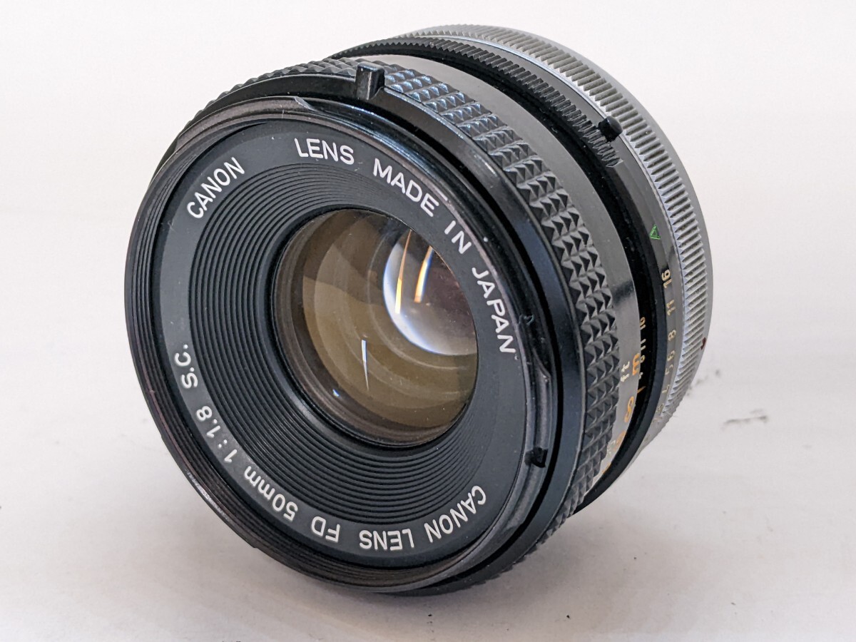 ★実用美品★ CANON キヤノン FD 50mm F1.8 S.C. #5#50#A1123の画像1