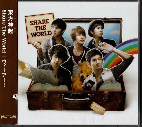 帯付CD★東方神起／Share The World / ウィーアー！_画像1