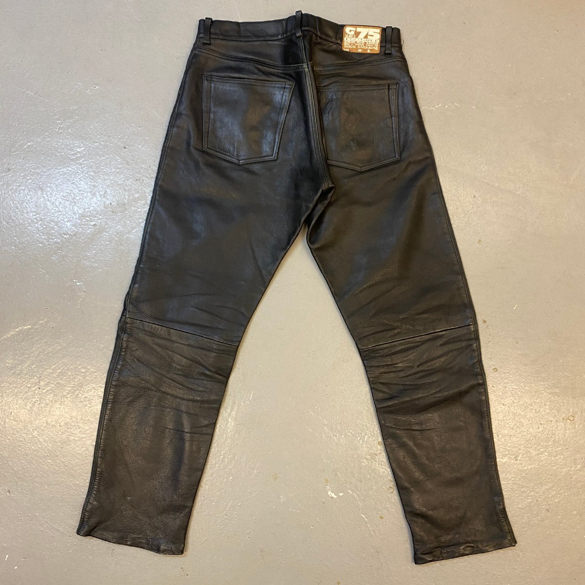 ☆GOOD ENOUGH グッドイナフ☆アーカイブ メンズ レザーパンツ G75 JEANS Archives Men's Leather Pants_画像5