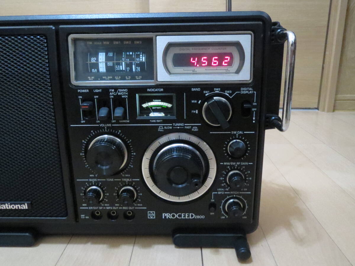 ■完動品！美品！整備済み！ 松下電器　National PROCEED　プロシード　RF-2800 BCLラジオ（FM/中波/短波）FM/MW/SW1～3　5バンドラジオ　_BCLラジオ（FM/中波/短波）5バンドラジオ　