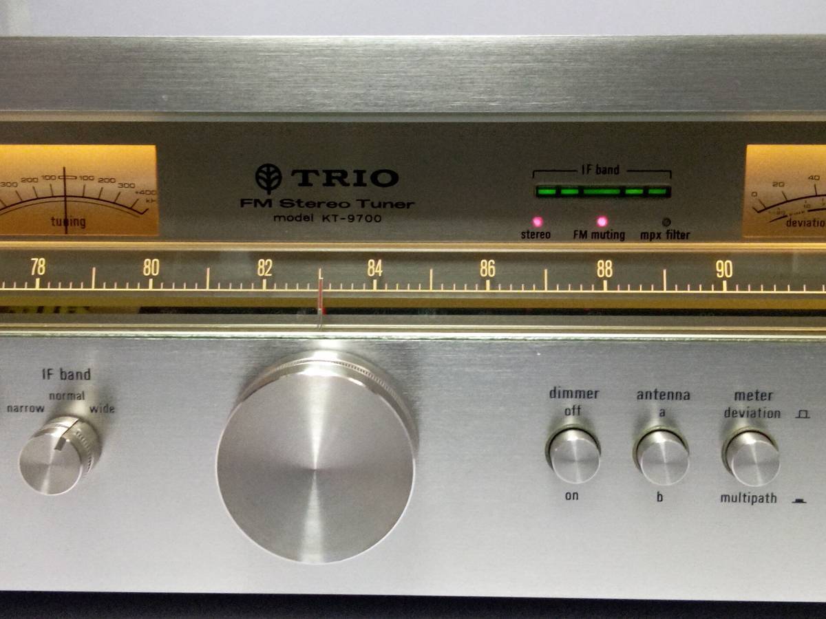 ■超美品！完動品！TRIO　トリオ　超弩級フラッグシップモデル　KT－9700　 FM専用チューナー_周波数直線高精度8連バリコンを採用