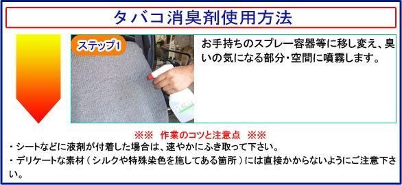 【詰め替え用パック】業務用 強力タバコ消臭剤 1L_画像2