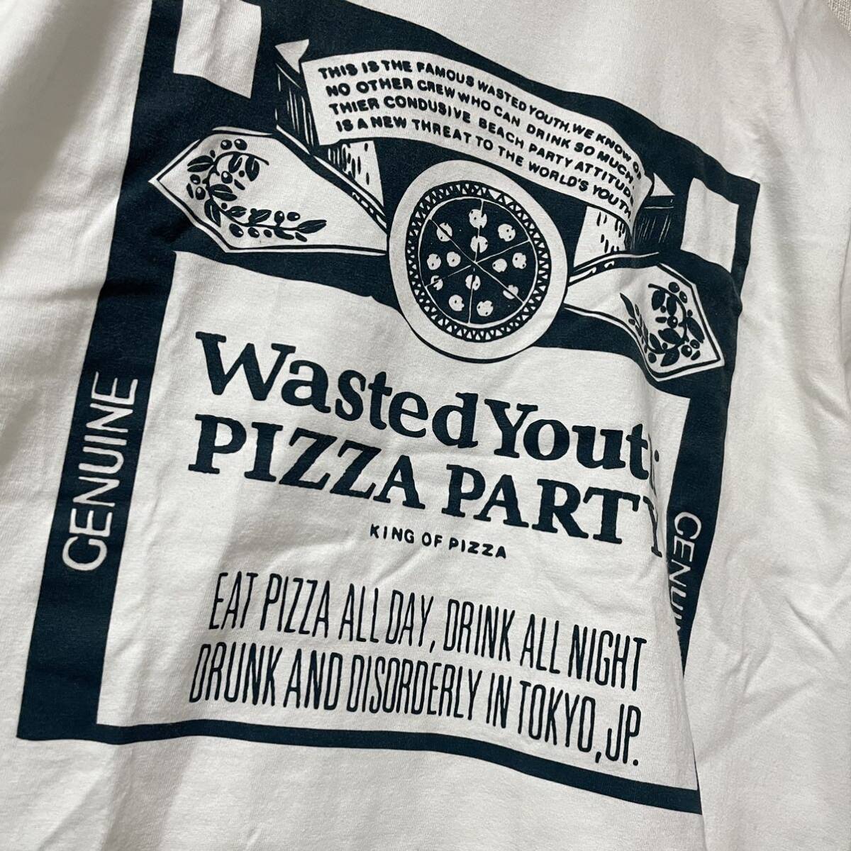 希少 本物 美品 VERDY×BASE コラボイベント OSAKA STYLE PIZZA PARTY supported by BASE Wasted youth OSPP Henry's pizza verdy Tシャツ_画像3