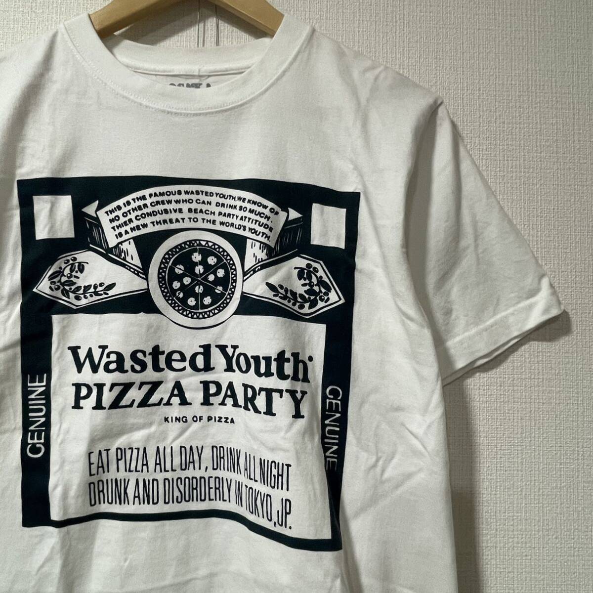 希少 本物 美品 VERDY×BASE コラボイベント OSAKA STYLE PIZZA PARTY supported by BASE Wasted youth OSPP Henry's pizza verdy Tシャツ_画像4
