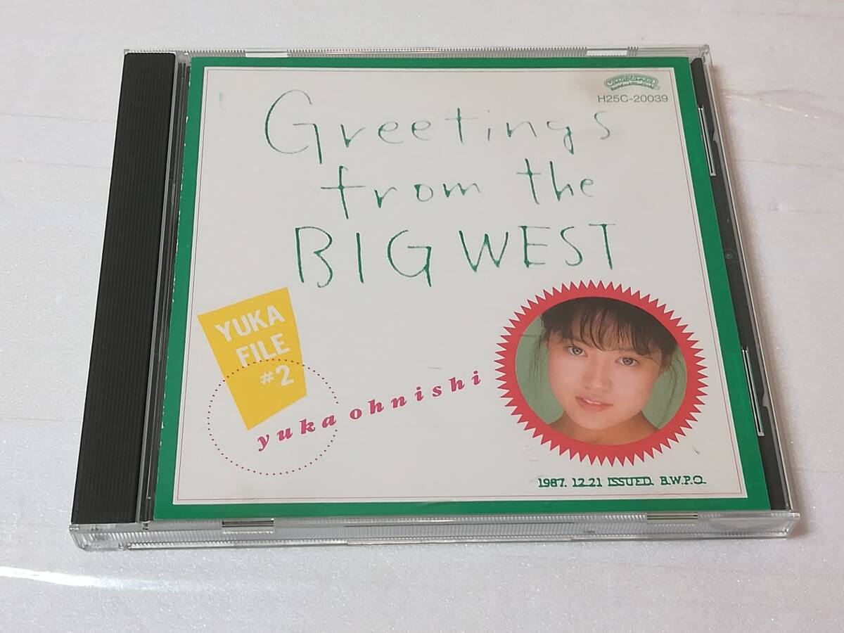 CD 大西結花 GREETINGS FROM THE BIG WESTの画像1