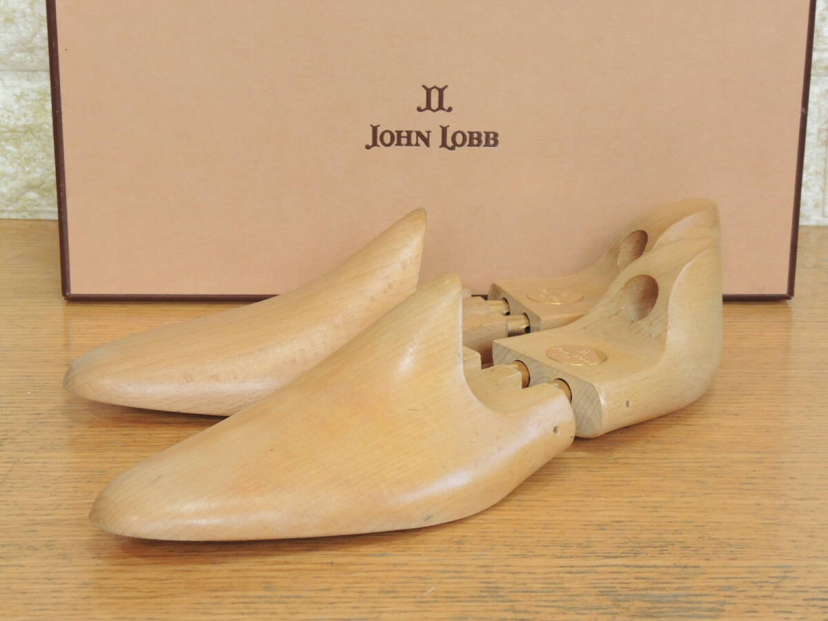 美品 90年代ごろのパリロブ創成期の貴重品　JOHN LOBB ジョンロブ　純正シューツリー　 アングレーゼ製の極初期型 9E 　ゴールドプレート