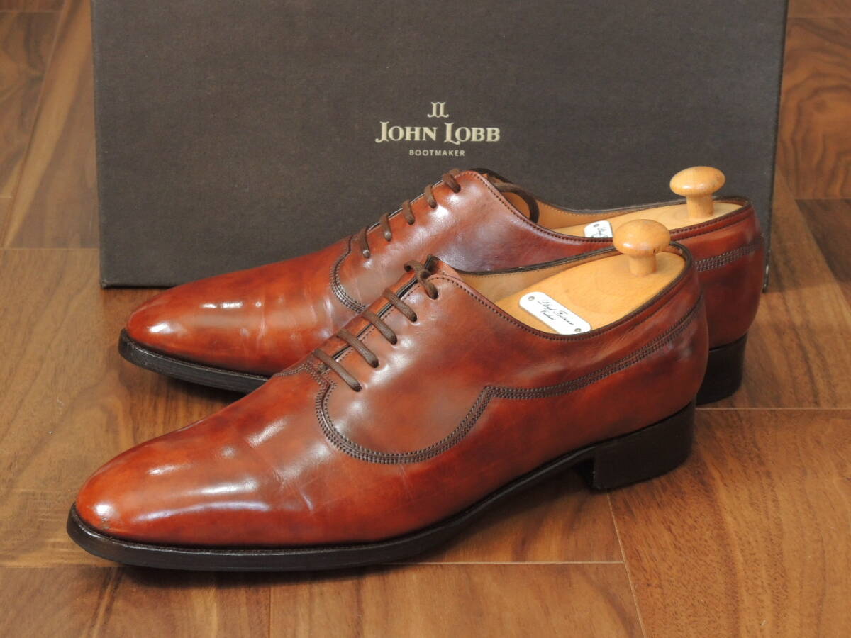 ★極上美品40万円　歴代のイヤーモデルでも指折りの人気ビンテージ　JOHN LOBB 2005　イヤーモデル　9E　美しいミュージアムカーフ