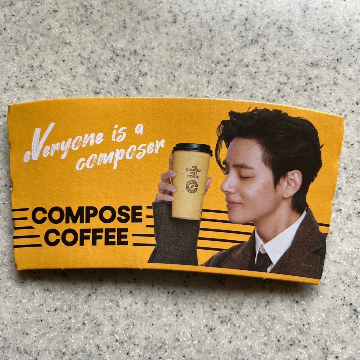 BTS Compose Coffee player -z coffee capsule ho Vtehyon3 piece together 
