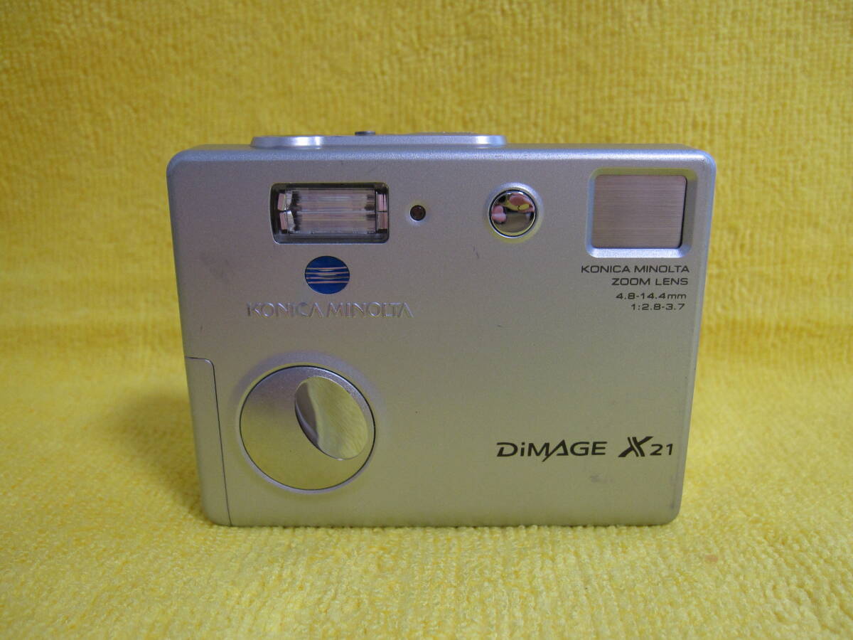 良品 動作確認済★MINOLTA DiMAGE X21 単三電池対応機種
