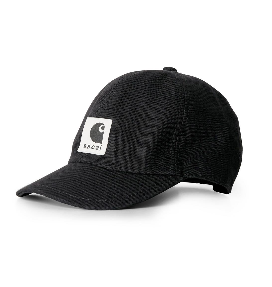 sacai Carhartt WIP Duck Cap BLACK サカイ カーハート ウィップ ダック キャップ ブラック パーカー　 MA-1_画像3