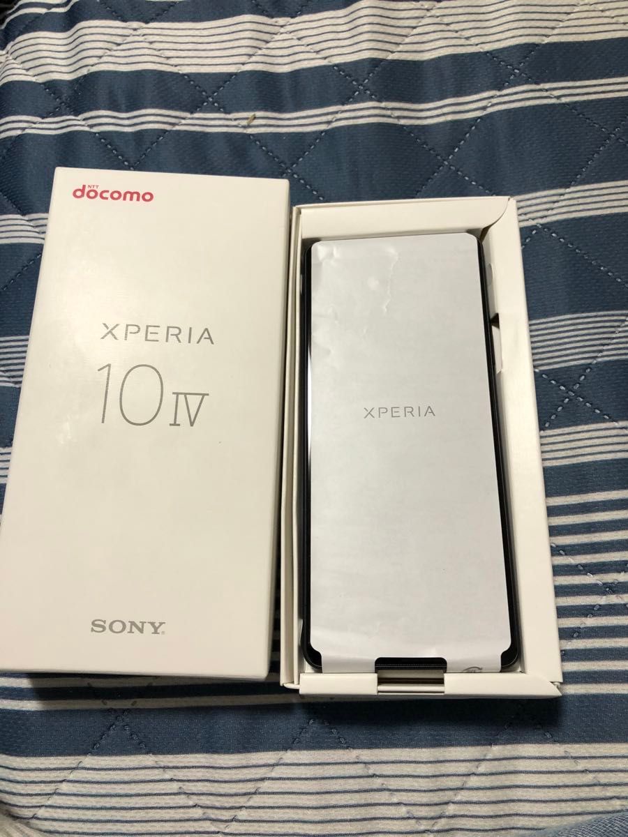 Xperia 10 IV SO-52C 6インチ メモリー6GB ストレージ128GB ブラックドコモ　SIMフリーです