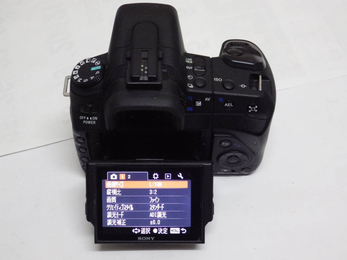 ■美品 デジタル一眼レフ ソニーα350 黒◆SONY DSLR-A350◆ボディ◆レンズ無し◆スマートテレコン◆動作確認済■_画像5