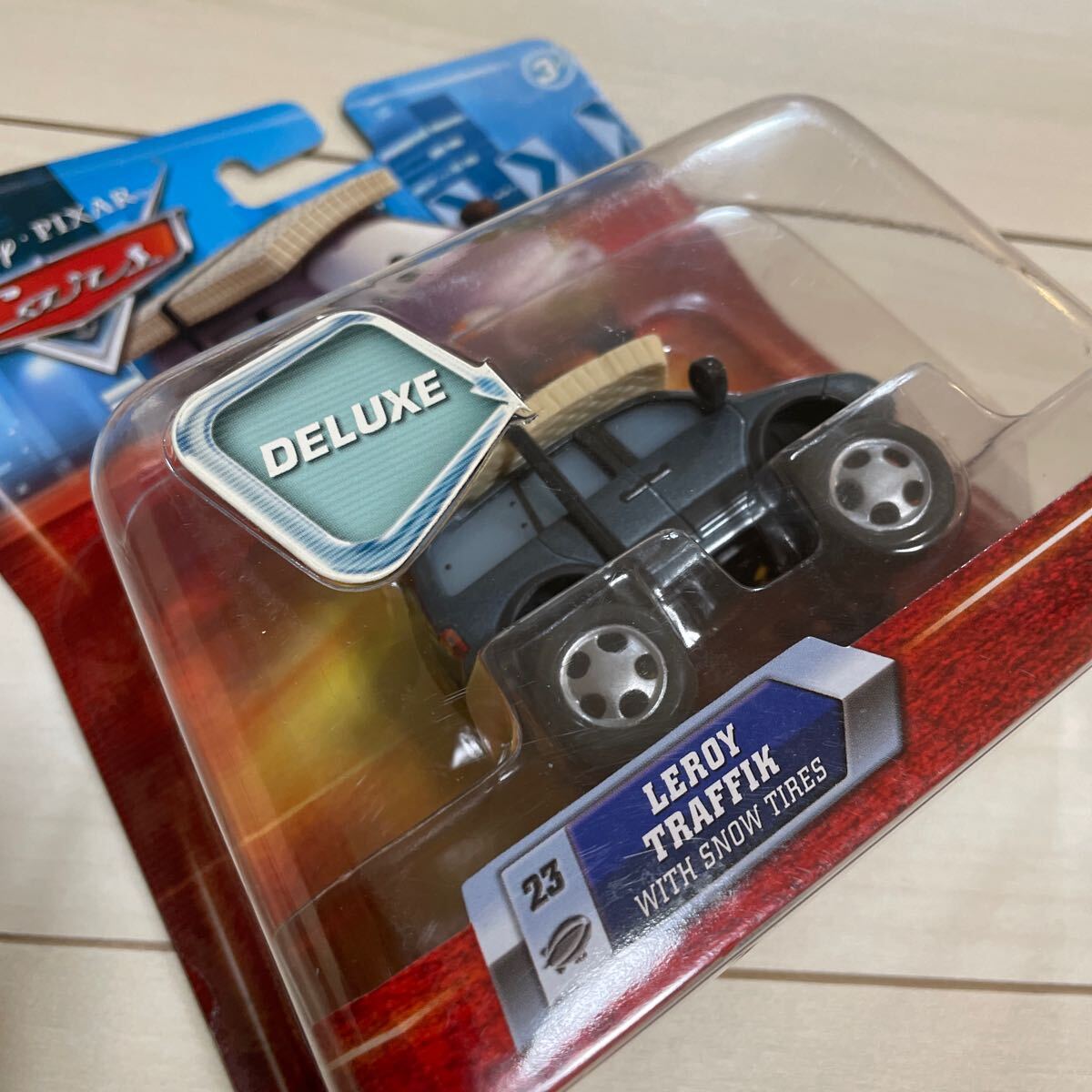 マテル カーズ LEROY TRAFFIK スノータイヤ ミニカー ピクサー リロイ トラファック MATTEL CARS デラックス_画像5