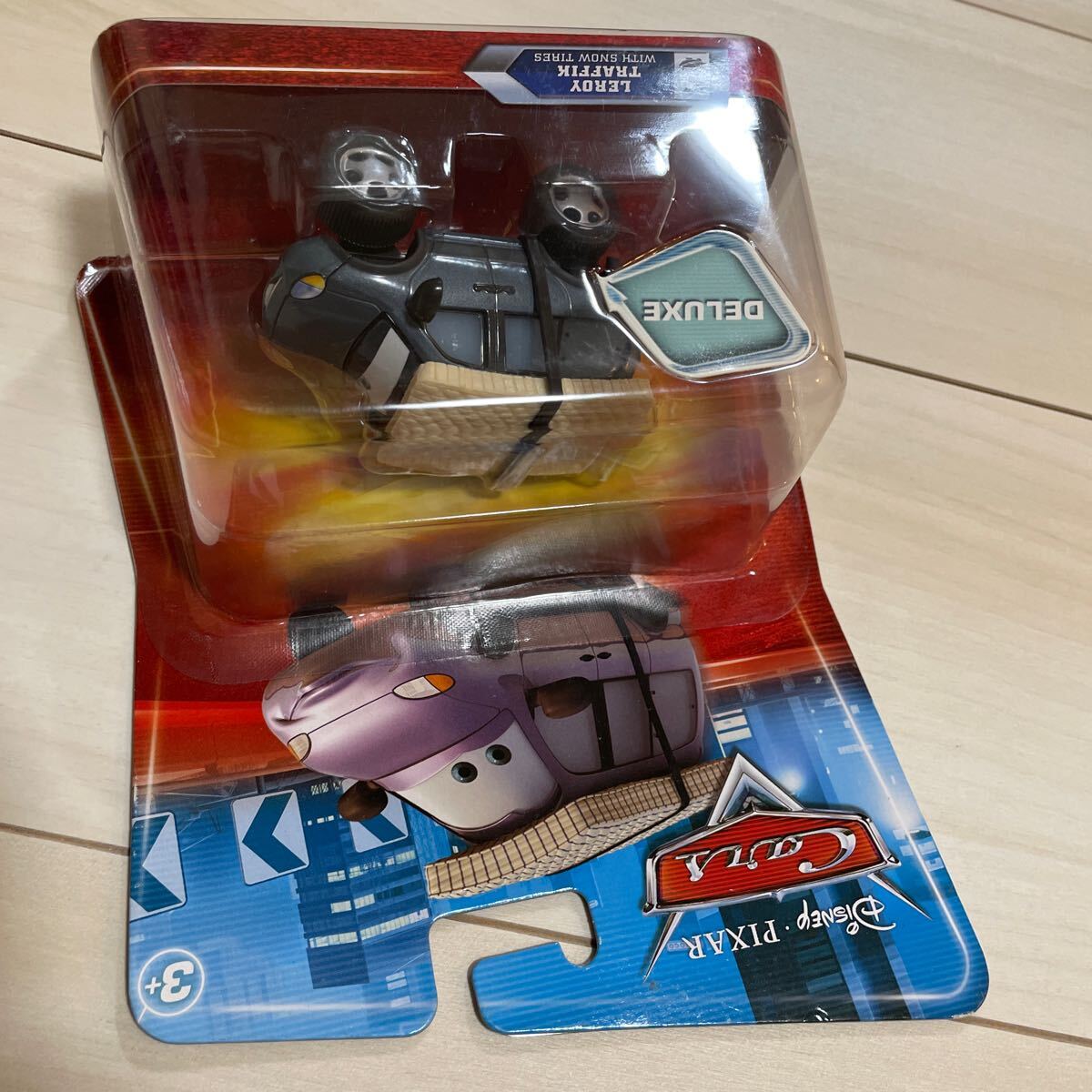 マテル カーズ LEROY TRAFFIK スノータイヤ ミニカー ピクサー リロイ トラファック MATTEL CARS デラックス_画像7