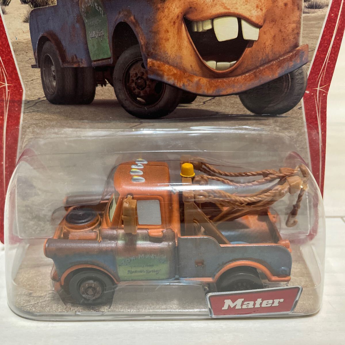 マテル カーズ メーター MATER MATTEL CARS ミニカー キャラクターカー 砂漠カードの画像3