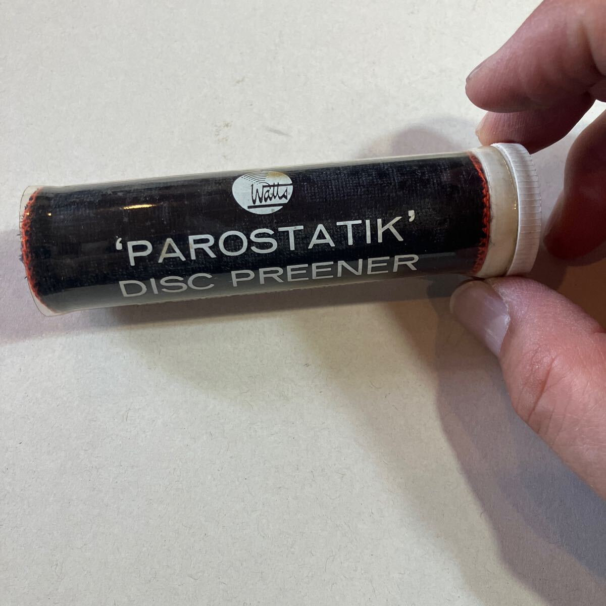 WATTS社製 Parostatik Disc Preener レコードクリーナー 黒 美品 数回使用 の画像1