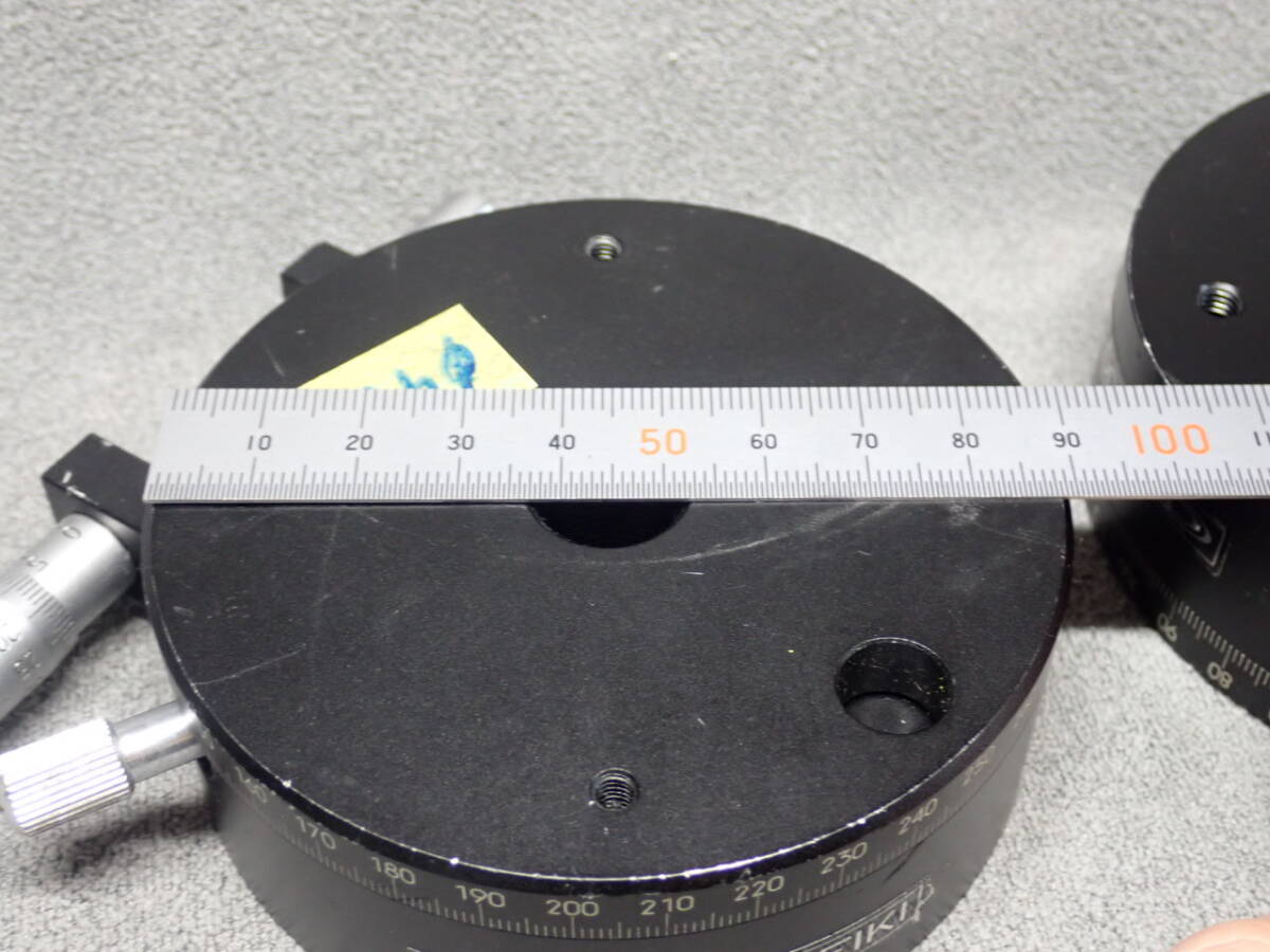  control number φ90 precise rotation stage micrometer attaching table size φ90. used 