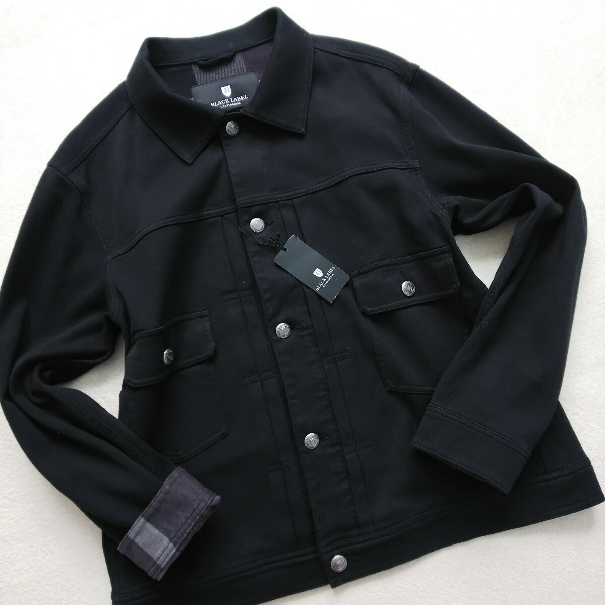 [ new goods * unused rare LL] Black Label k rest Bridge jacket Logo button BLACKLABELCRESTBRIDGE outer coat blouson 