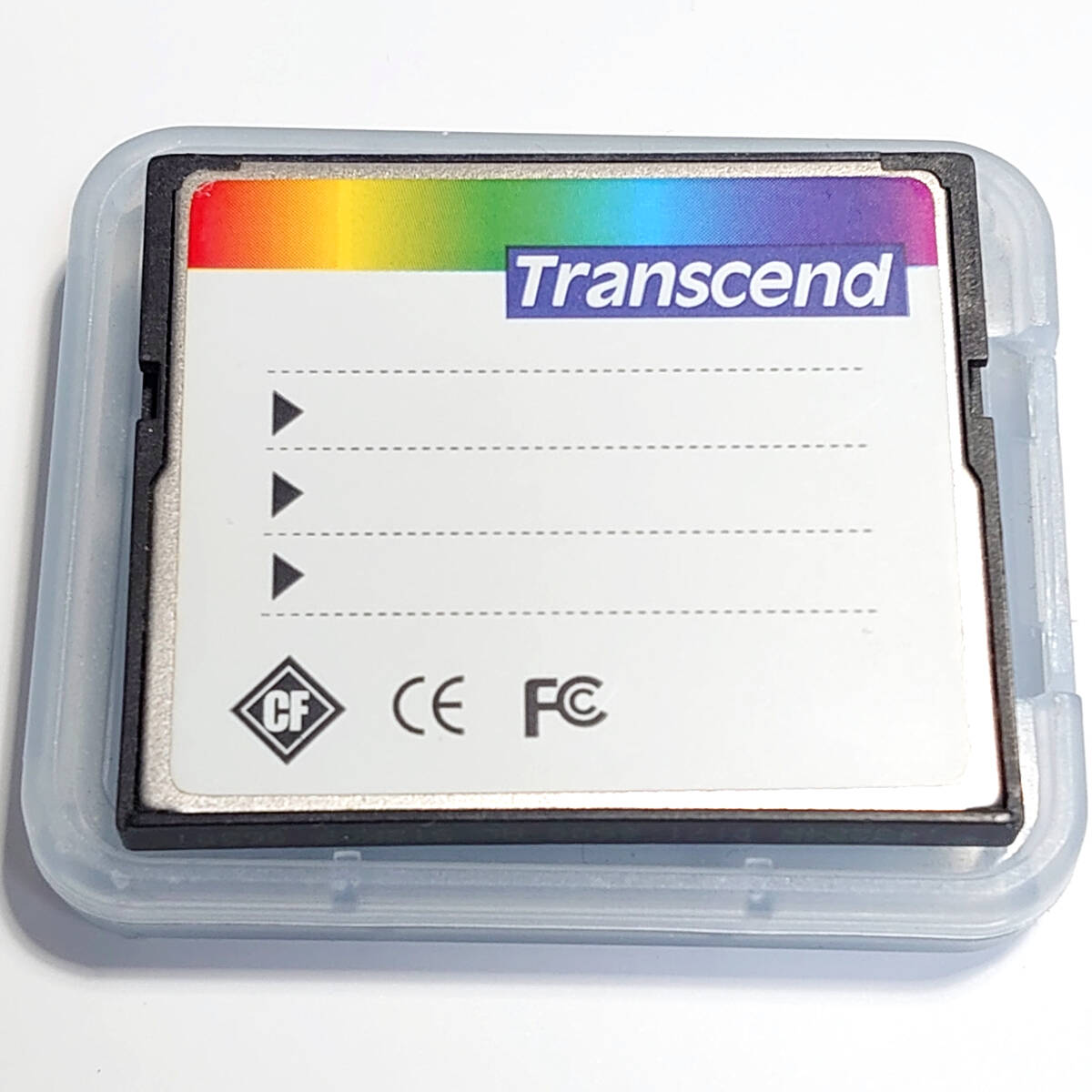 フォーマット済 ケース付 512MB 80x Transcend コンパクトフラッシュ メモリーカードの画像3