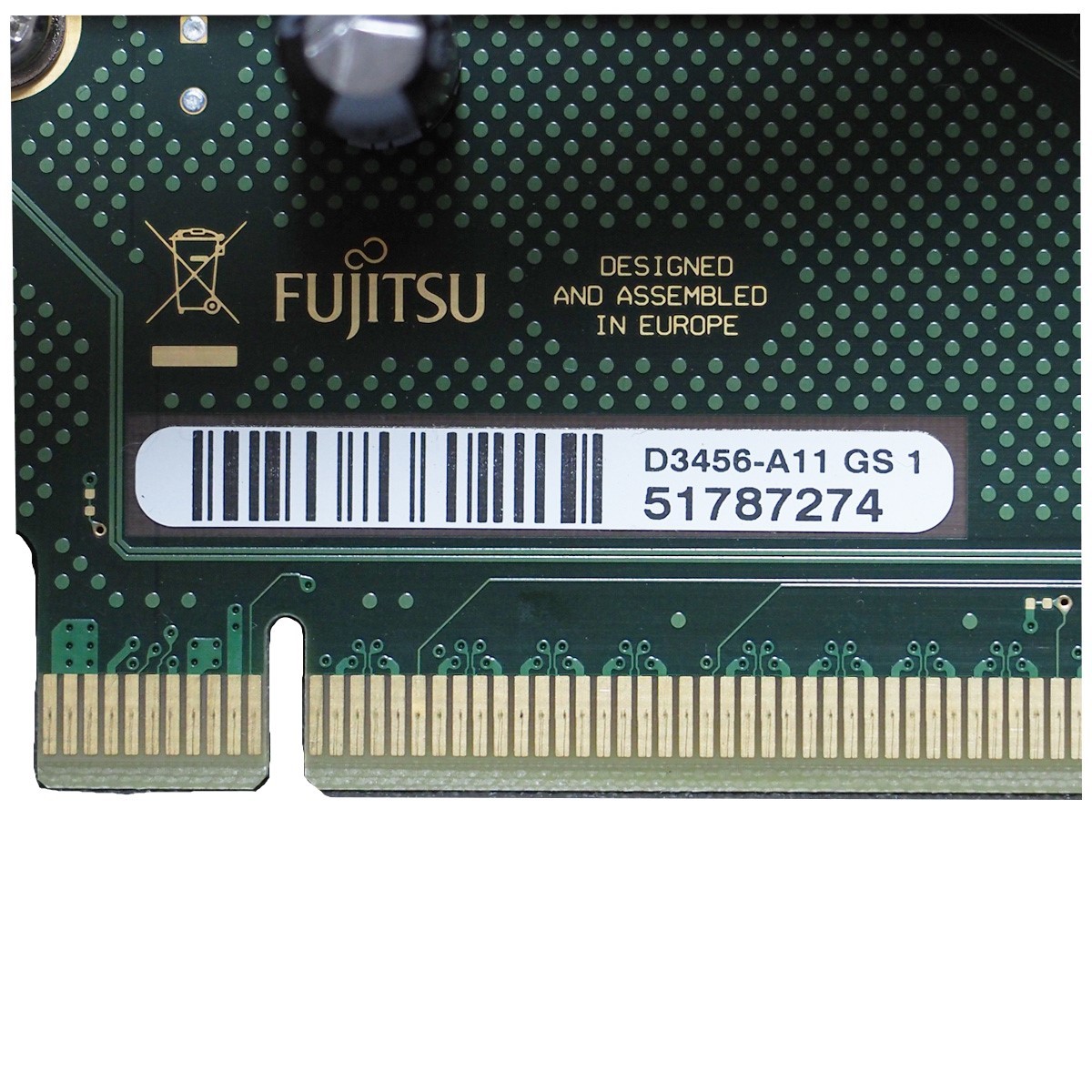 【中古】富士通 ESPRIMO D586/P D587/R D587/SX D588/T 等 モデルの【ライザーボード】 カード PCIE 専用金具付き■D3456-A11 GS 1