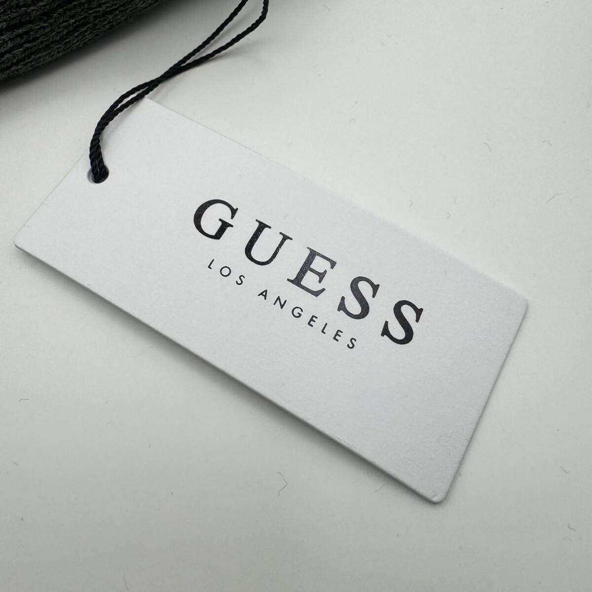 【未使用】GUESS ニットキャップ ビーニー ニット帽 グレー_画像7