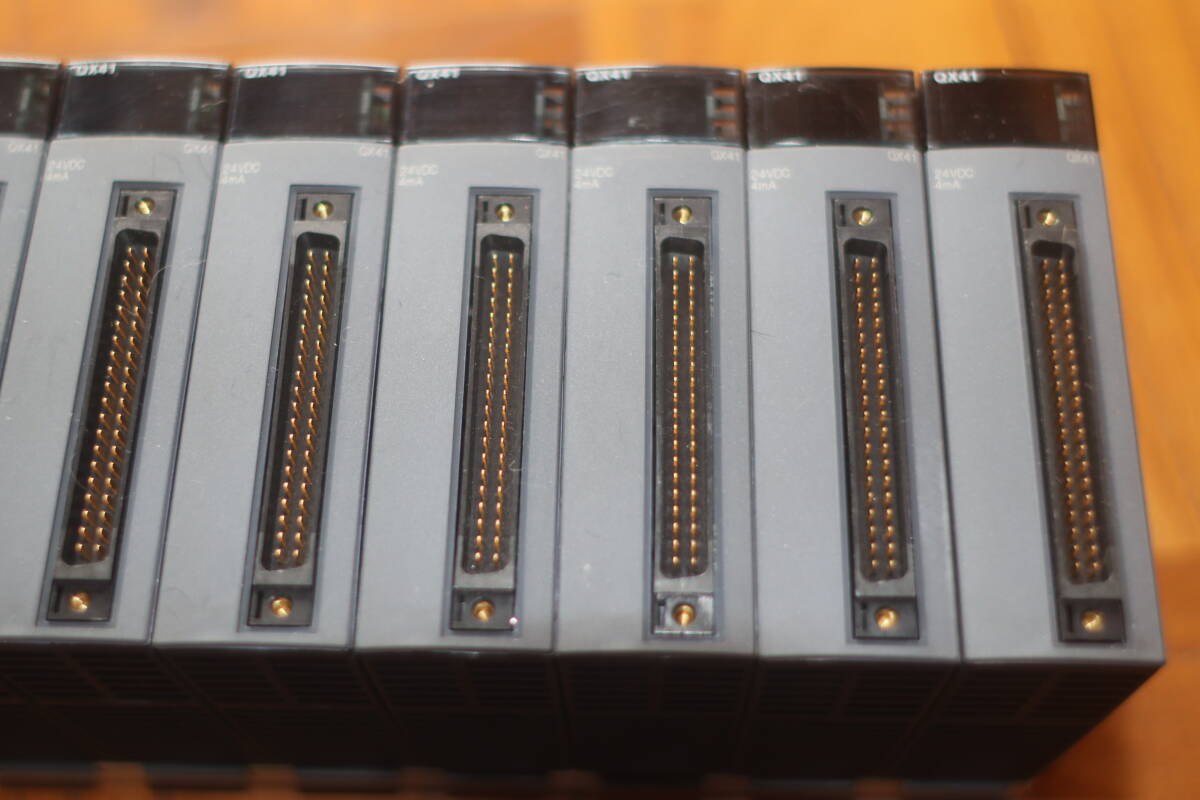 MITSUBISHI 三菱電機 シーケンサ Q38B Q61P Q02HCPU QJ71E71-100 QX41×7 中古品 通電確認⑨の画像5