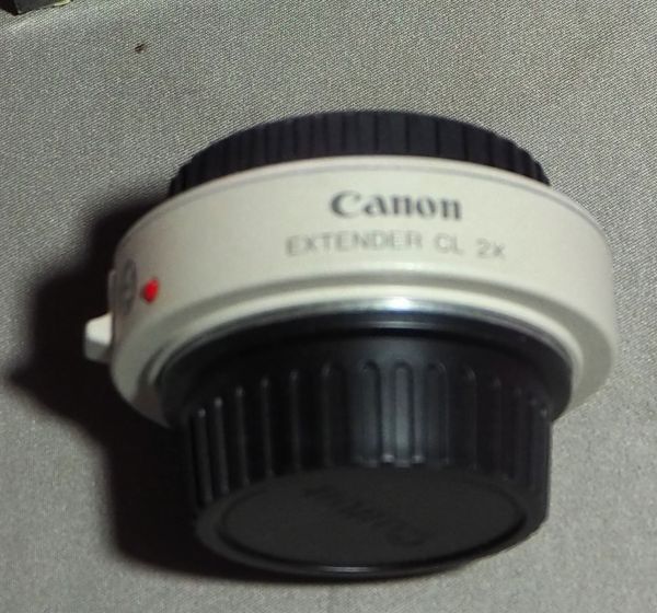 キヤノン ビデオカメラ用 エクステンダー 2倍 テレコンバーター　Canon EXTENDER CL 2ｘ　★未チェックの為ジャンク扱★_画像4