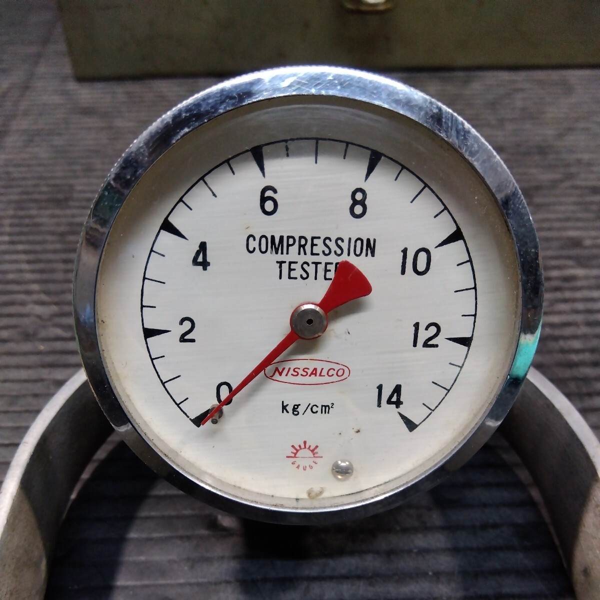 NISSALCO nissa ruko compression gauge G2068 compression pressure measurement tester that time thing old car vacuum gauge engine Datsun 