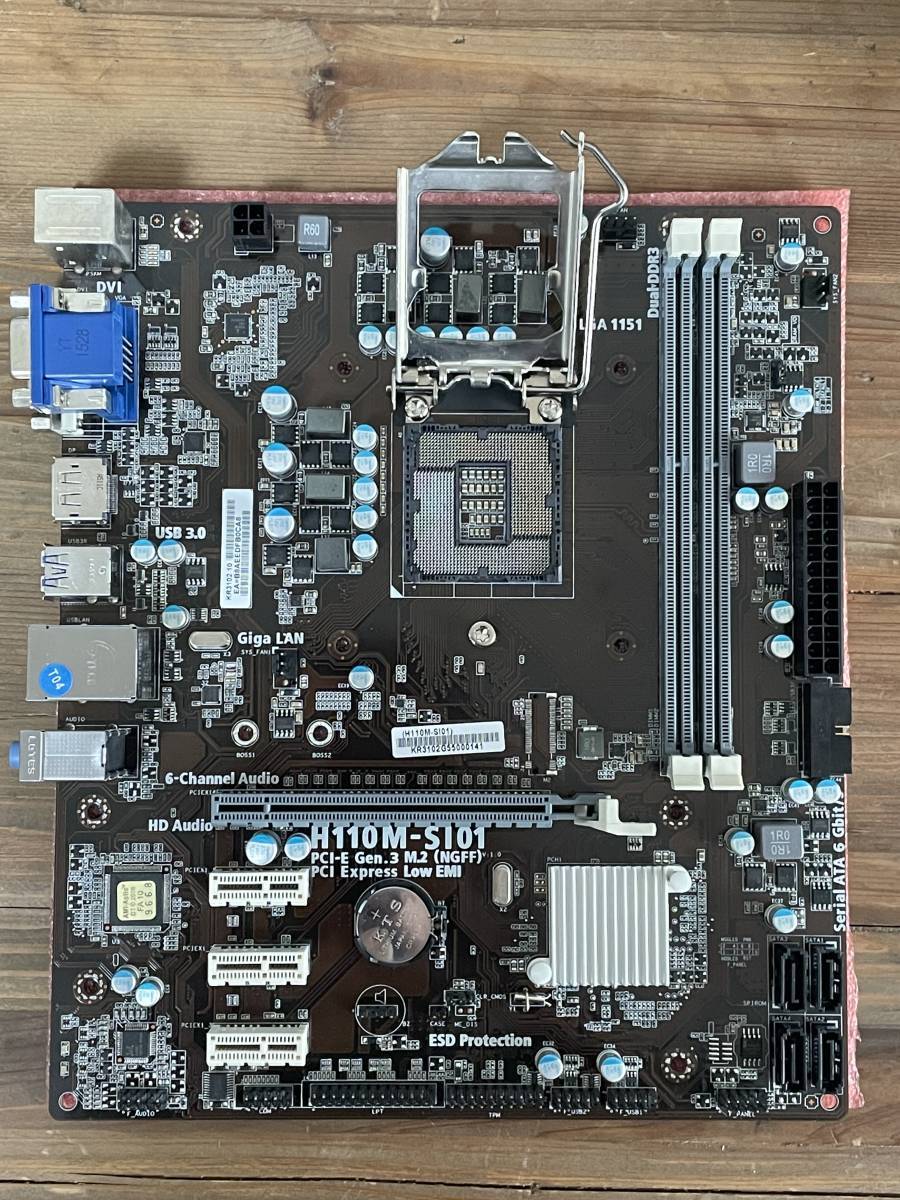 L63025 マザーボード H110M-SI01 LGA1151の画像1